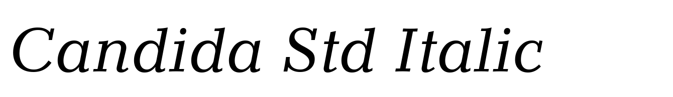 Candida Std Italic